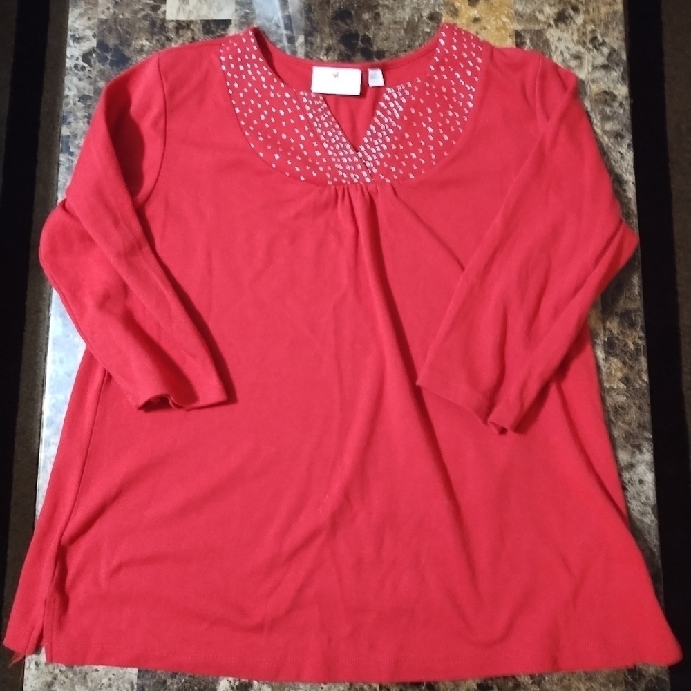 Red Quacker Factory top - Picture 6 of 6